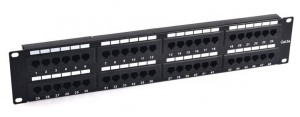 Патч-панель 19", 48хRJ-45, UTP, Cat.5e, 2U (10-0405) SUPRLAN