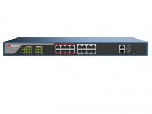 DS-3E1318P-E Коммутатор с РоЕ Hikvision