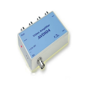 AVD104 Разветвитель-усилитель видеосигнала, 1 вход, 4 выхода Кубрис