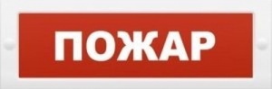 Молния-24 "Пожар" Оповещатель охранно-пожарный световой (табло) Арсенал