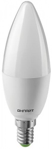 Лампа светодиодная ОНЛАЙТ Свеча OLL-C37-10-230-6.5K-E27-FR