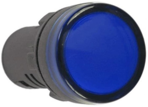 Лампа AD22DS(LED)матрица d22мм синий 230В IEK