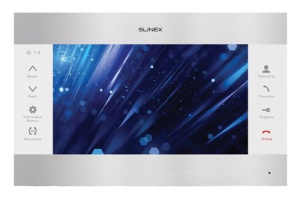 SL-10M (серебро+белый) Цветной видеодомофон SLINEX