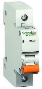 Автоматический выключатель Schneider Electric (Домовой) ВА63 1п 20А 4,5кА (хар.С)