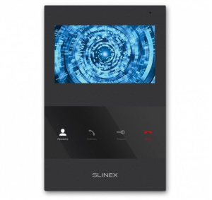 SQ-04M (черный) Монитор домофона цветной SLINEX