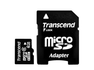 TS16GUSDHC10 Карта памяти microSDHC, 16 ГБ, Class 10. TRANSCEND