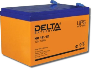 HR 12-12 Аккумулятор герметичный свинцово-кислотный Delta