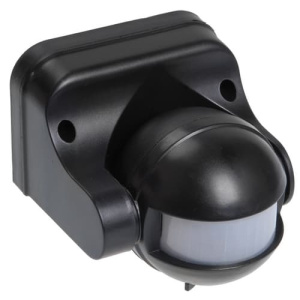 Датчик движения ИЭК ДД-009 1100Вт угол обзора 180 градусов IP44 черный