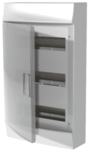 Бокс настенный ABB Mistral41 36М (3x12) прозрачная дверь с клеммным блоком