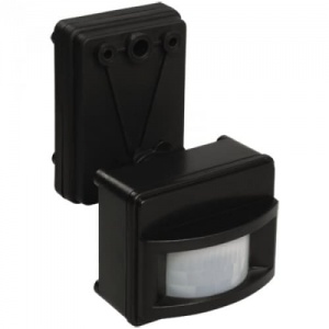 Датчик движения ИЭК ДД-017 1100Вт угол обзора 120 градусов IP44 черный