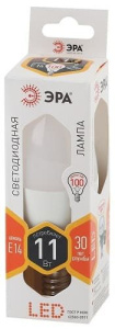 Лампа светодиодная LED Свеча B35-11W-827-E14 ЭРА