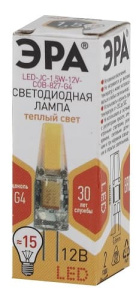 Лампа светодиодная LED JC-1,5W-12V-COB-827-G4 ЭРА