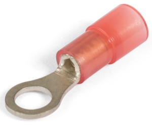 Наконечники кольцевые изолированные с нейлоновой манжетой НКИ(н) 1.5-6 (кр) (100 шт) КВТ