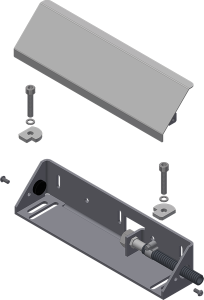 MK AL-350FB-M-02 Комплект монтажа с декоративным кожухом ЭКСКОН