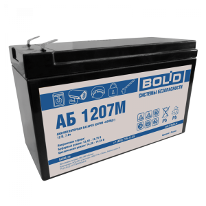 АБ 1207М Аккумулятор свинцово-кислотный 12В Болид