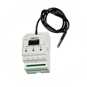 Амадон Электронный термостат для контроля обогрева и вентиляции с встроенным гигростатом на 65%, выносным водонепроницаемым датчиком и функцией "теплы