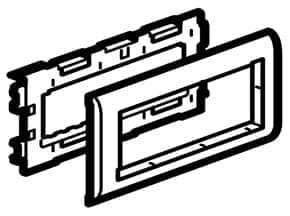 638088 Legrand Mosaic Суппорт 6 модулей для крышки 110мм Metra