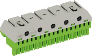 Клеммник самозажимной ABB PE 17x4+5x25мм ZK175G