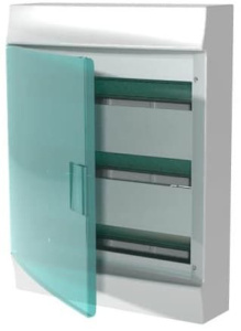 Бокс настенный ABB Mistral41 54М зеленая дверь без клеммного блока