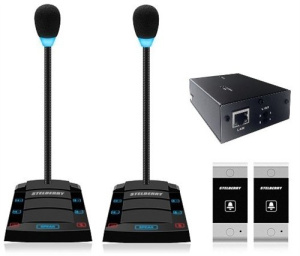 SX-420/2 Устройство переговорное клиент-кассир, дуплексное, с записью переговоров STELBERRY