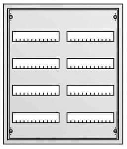Щит распределительный ABB в нишу U42 на 96 модулей 684x560x120мм