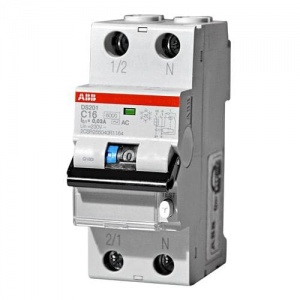 Дифференциальный автоматический выключатель ABB DS201 2п. 32А/0,03mA (тип AC)