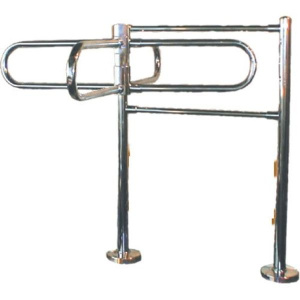 Ростов-Дон Р32М ХРОМ Турникет механический, четырехлопастный, с узкими дугами РостЕвроСтрой