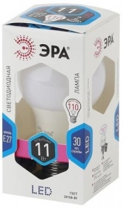 Лампа светодиодная LED Груша A60-11W-840-E27 ЭРА