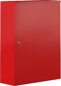 Ш-ПО-112НЗК Шкаф пожарный навесной закрытый красный ТОИР-М