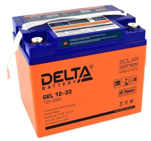 GEL 12-33 Аккумулятор герметичный свинцово-кислотный Delta