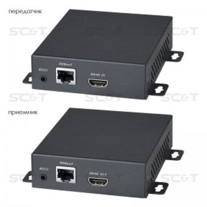 HE20E Удлинитель HDMI, ИК-сигнала, RS232 SC&T