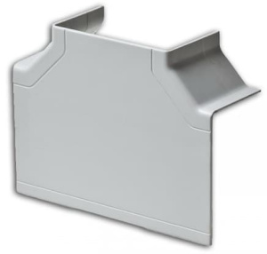 Тройник накладной 90 градусов ТРН-100х40/100х60 Рувинил цвет Белый