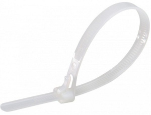 Кабельные стяжки разъемные КСР 7.5х250(б) (100шт) КВТ