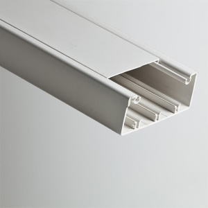 Кабель-Канал РКК-100х40 Рувинил 100х40х2000мм цвет Белый (Цена за 1 Метр)