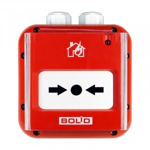 ИПР 513-3АМ исп.01 IP67 Извещатель пожарный ручной адресный  для работы с С2000-КДЛ Болид