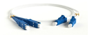 LC-SC FC-D2-9A1-LC/UR-SC/UR-H-3M-LSZH-WH Патч-корд волоконно-оптический Hyperline