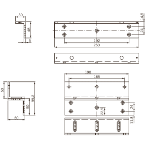 L+Z кронштейн для EMC 600 ALH Dorma