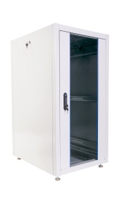 ШТК-Э-24.6.6-13АА Шкаф телекоммуникационный напольный ЭКОНОМ 24U (600 × 600) дверь стекло, дверь металл ЦМО