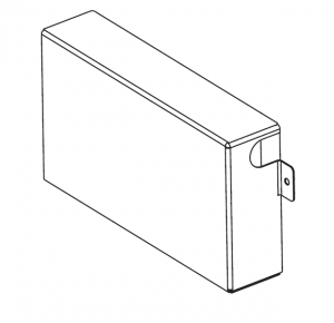 МК-300-40-GRAY Монтажный кожух VIZIT