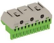 Клеммник самозажимной ABB PE 11x4+3x25мм ZK113G