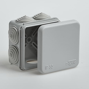 67030 Тусо Коробка распаячная для открытой проводки IP55 Рувинил 70x70x40mm