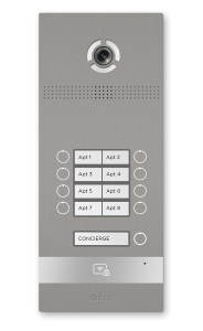 BI-08FB SILVER Вызывная панель IP-домофона BAS-IP