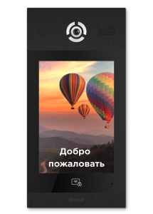 AA-14FB BLACK Вызывная панель подъездного IP-домофона BAS-IP