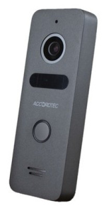 AT-VD 308N (темно-серый) 4-x проводная цветная вандалоустойчивая панель AccordTec