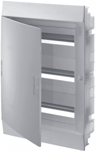 Бокс в нишу ABB Mistral41 54М непрозрачная дверь c клеммным блоком