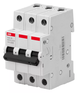 Автоматический выключатель ABB Basic M 3P 50A C 4.5кА BMS413C50