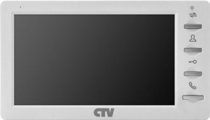 CTV-M1701MD W (белый) Монитор домофона цветной CTV