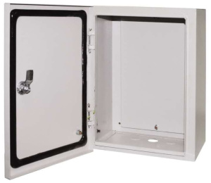 Щит металлический с монтажной панелью ЩМП-01 IP54 400х220х155мм герметичный DE