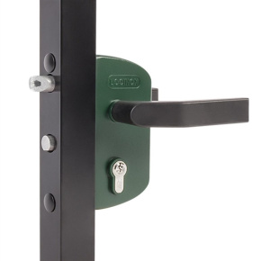 LTKZ4040 P1L (цвет: RAL 6005, зеленый) Замок механический для калиток Locinox