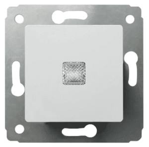 773610 Выключатель одноклавишный с подсветкой Legrand Cariva Белый